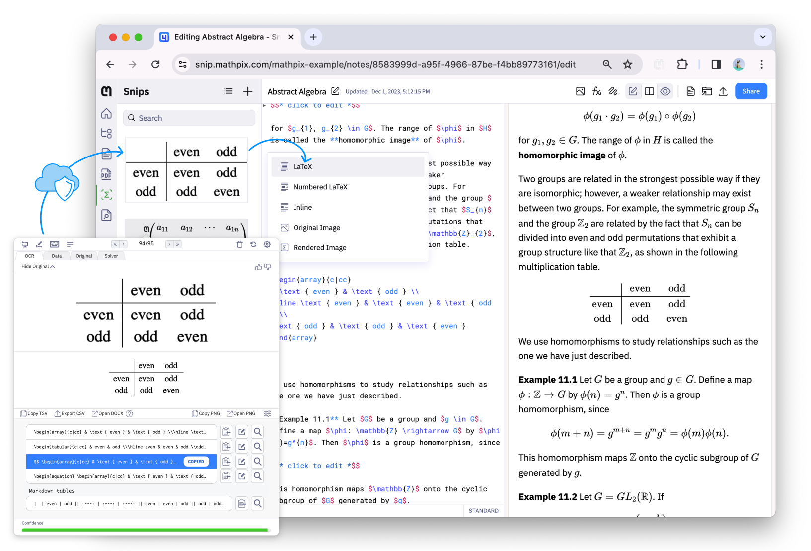 Use image processing and digital ink together