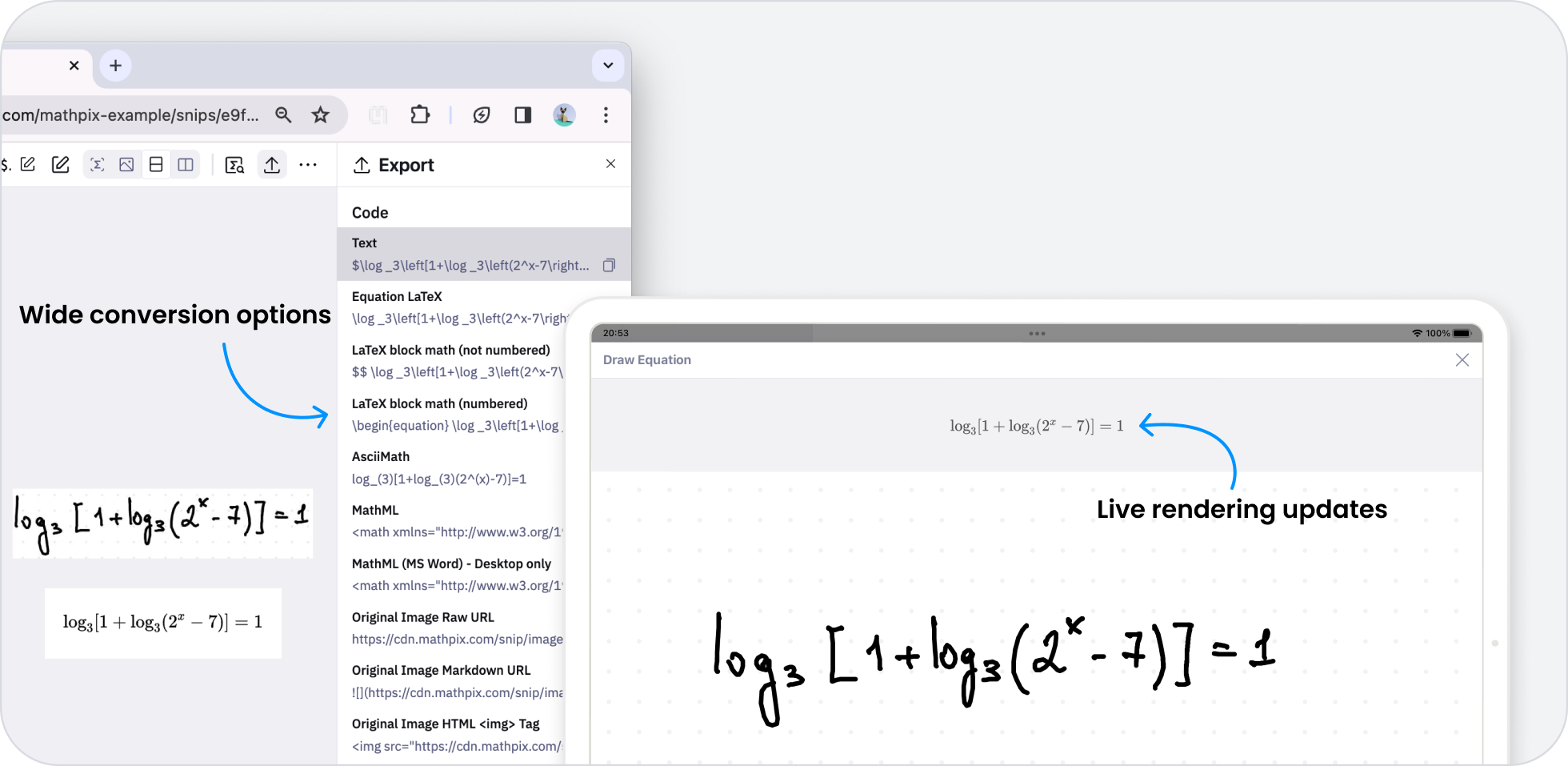 Digital ink support in mobile / tablet / desktop apps