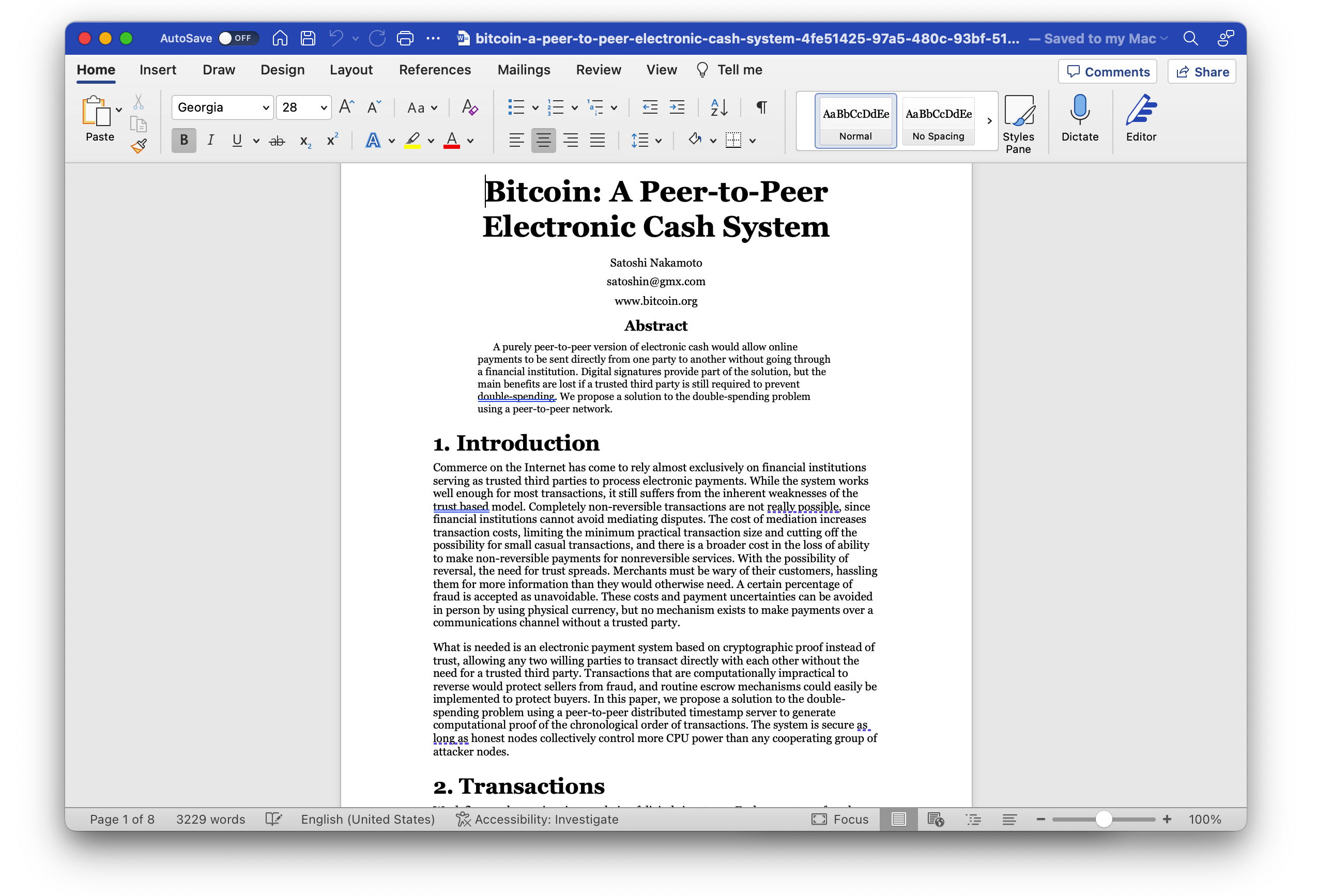 MMD file exported to DOCX.