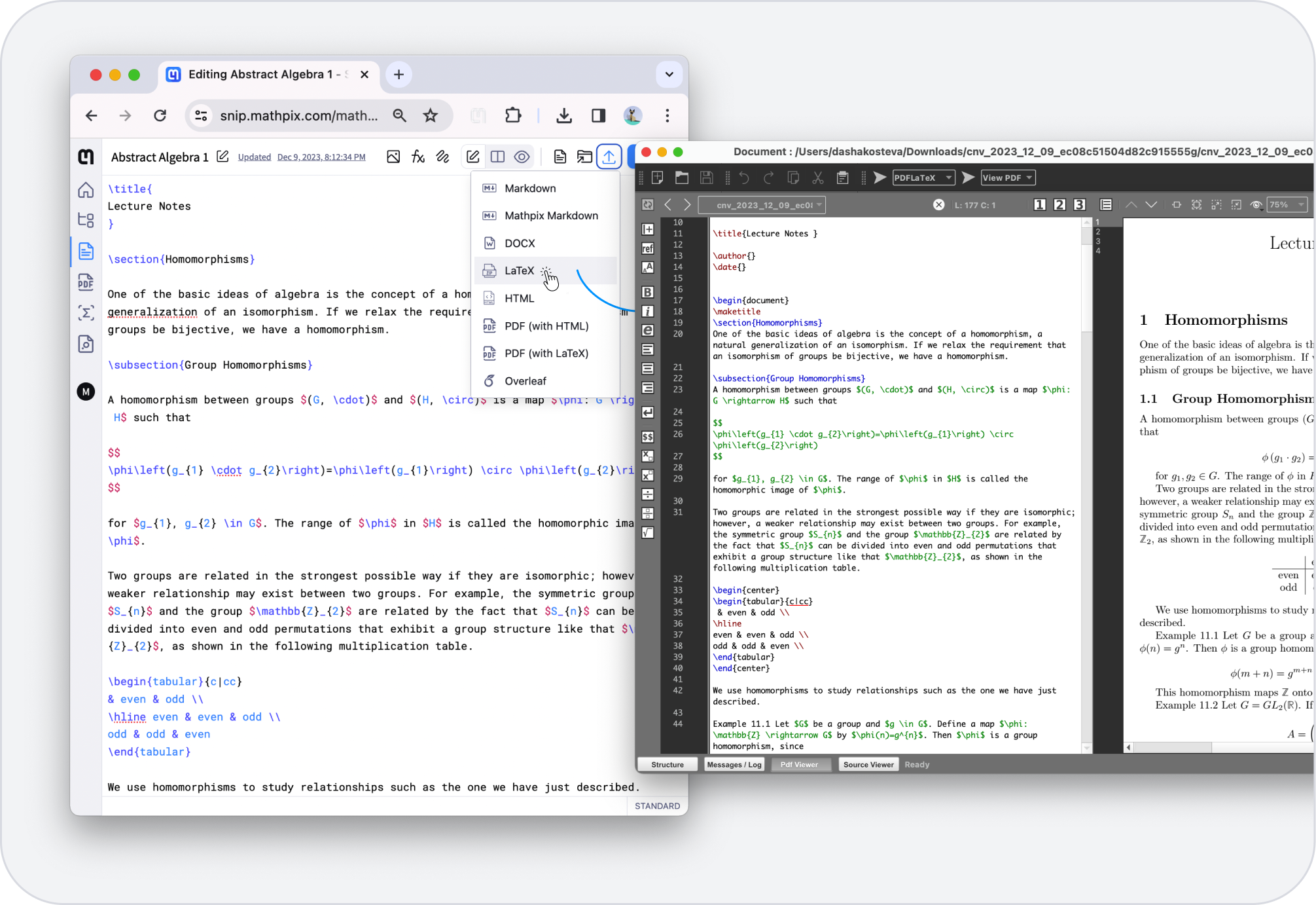 Markdown Conversion graphic