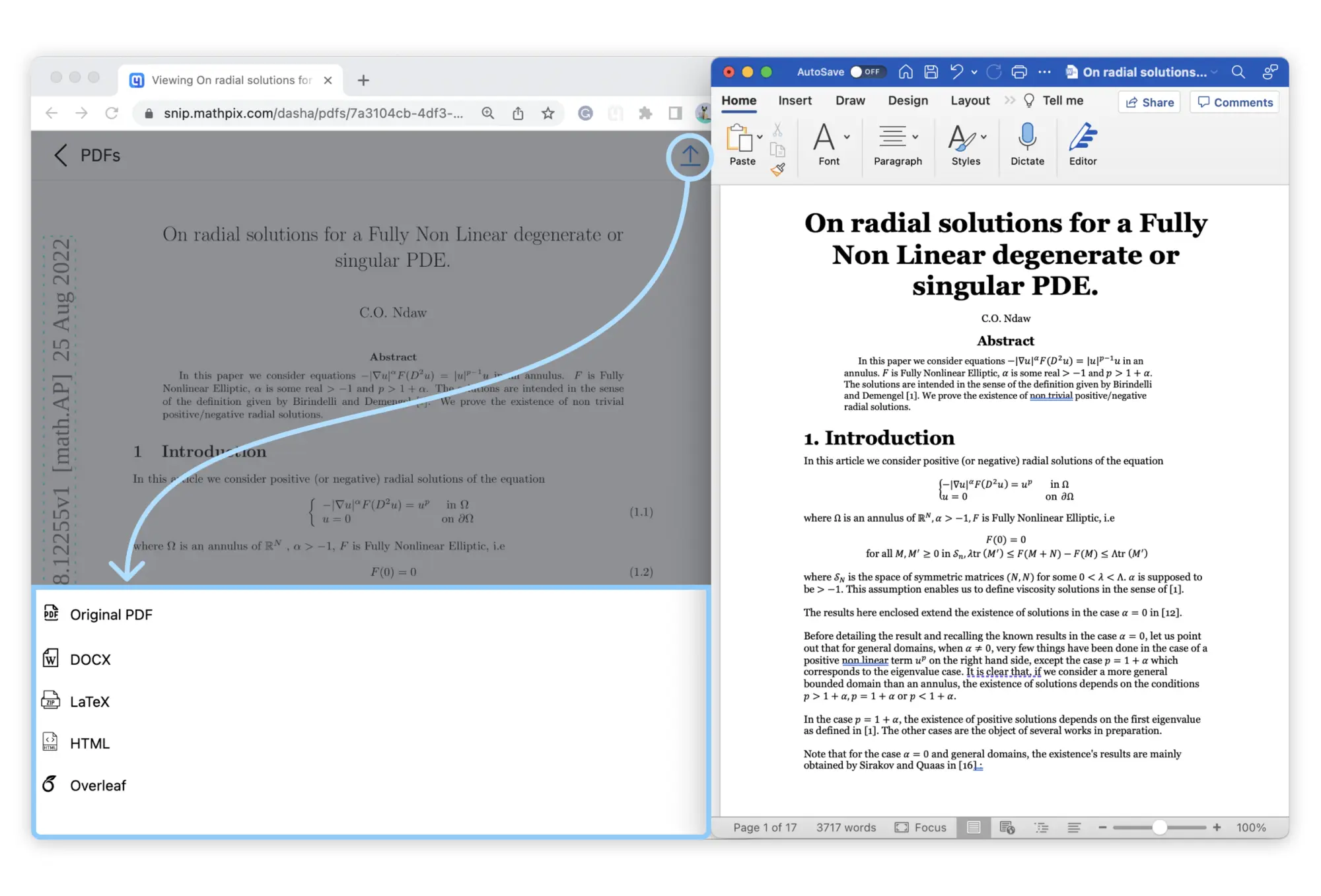 Preserve and convert scientific articles