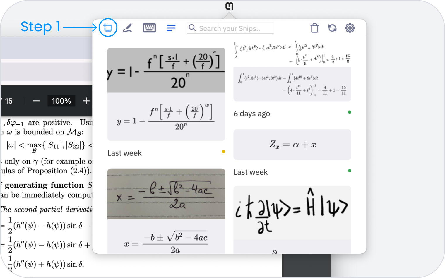 Snipping Tool: Create a new Snip