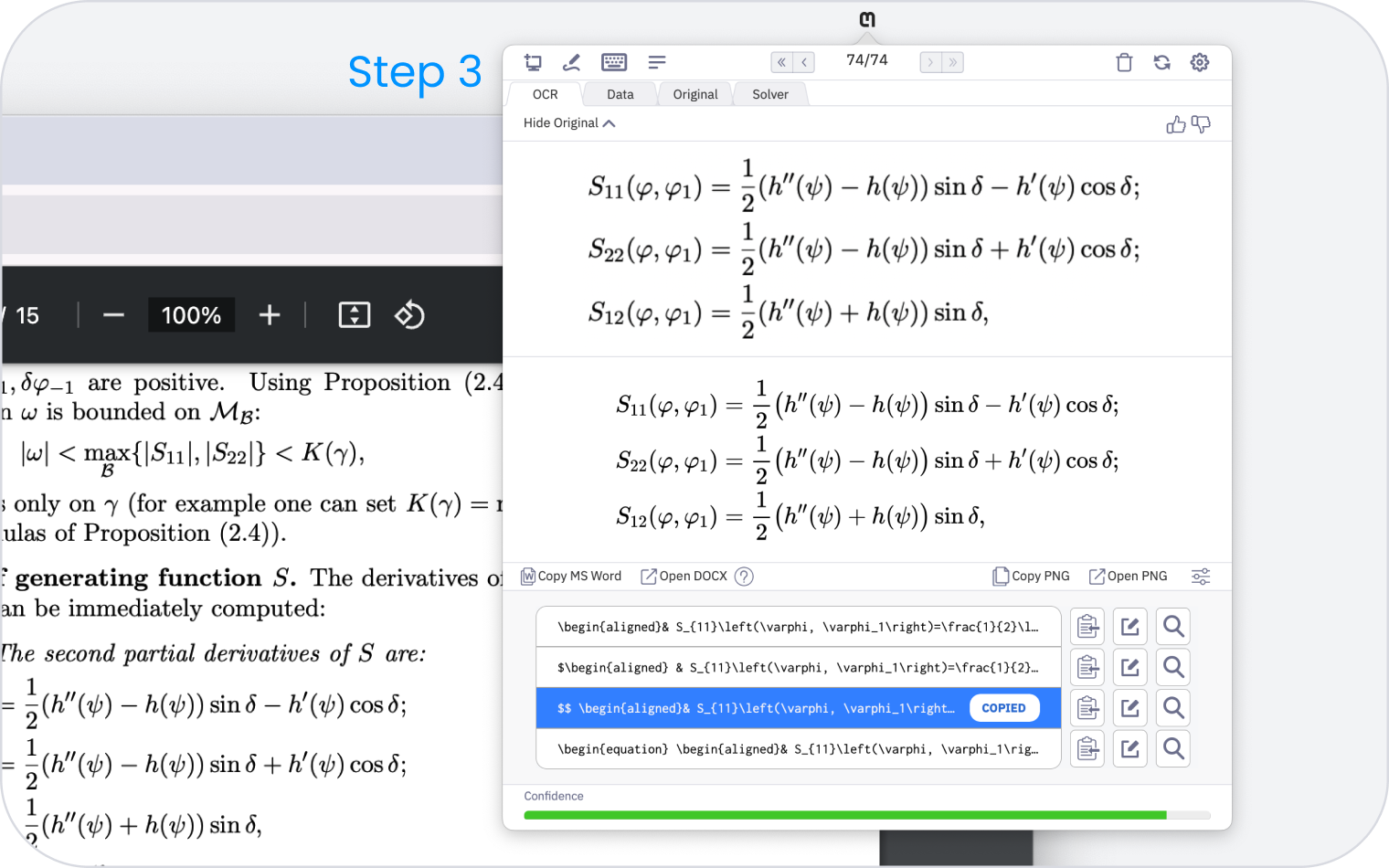 Snipping Tool outputs