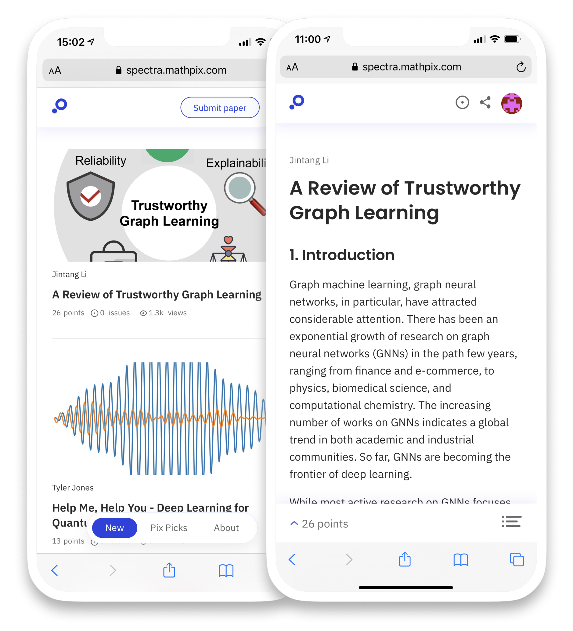 Spectra is an online publishing platform for math and science.